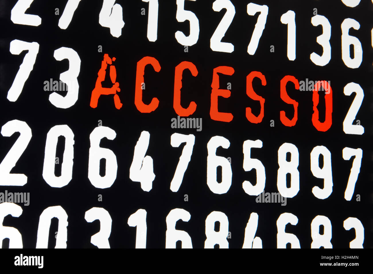 Computer Screen With Accesso Text On Black Background Horizontal Stock Computer Screen With Accesso Text On Black Background Horizontal Stock