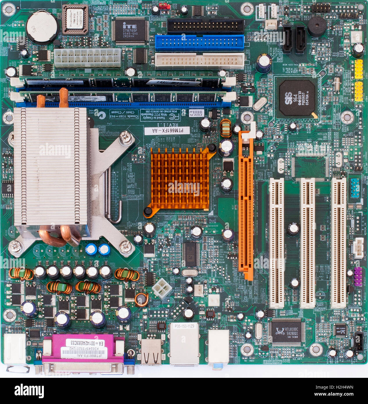 Motherboard from a modern PC Stock Photo - Alamy