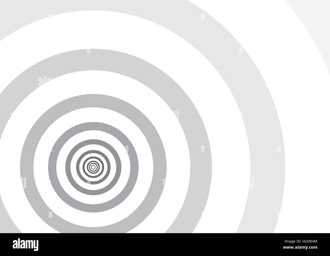 [EPS10] Background - Fibonacci circles - black and white monochrome grayscale - vector illustration Stock Vector