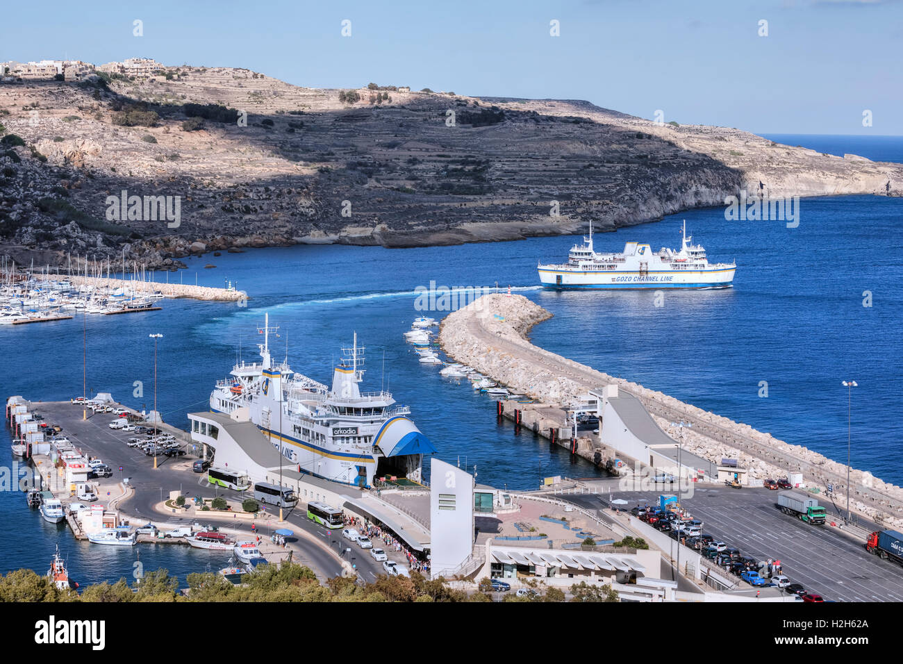 Mgarr Harbour, Gozo, Malta Stock Photo Alamy