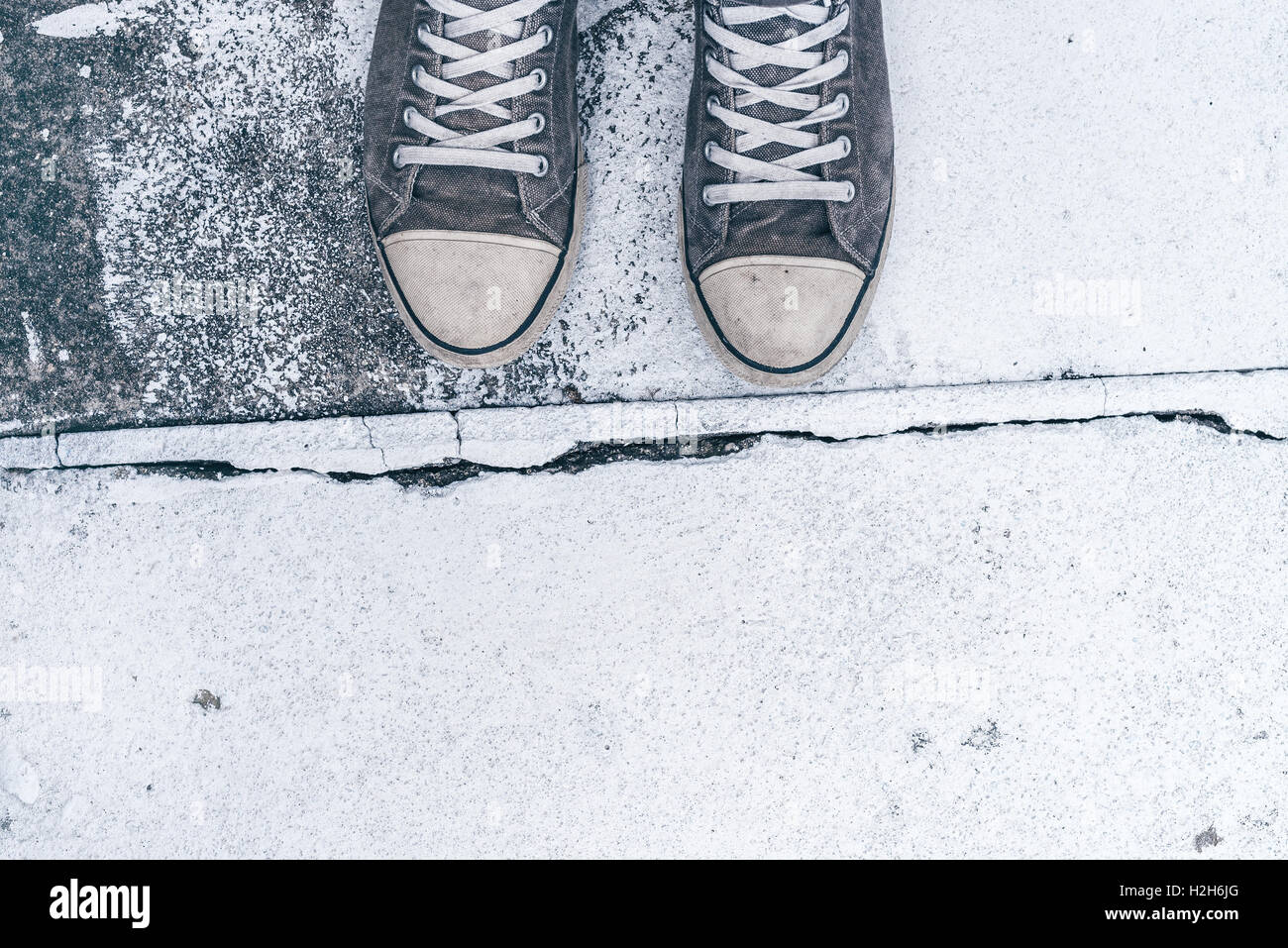 Sneakers LV archlight Louis Vuitton collection 2020. Woman with Louis  Vuitton sneakers walking in the street of Brussels Stock Photo - Alamy