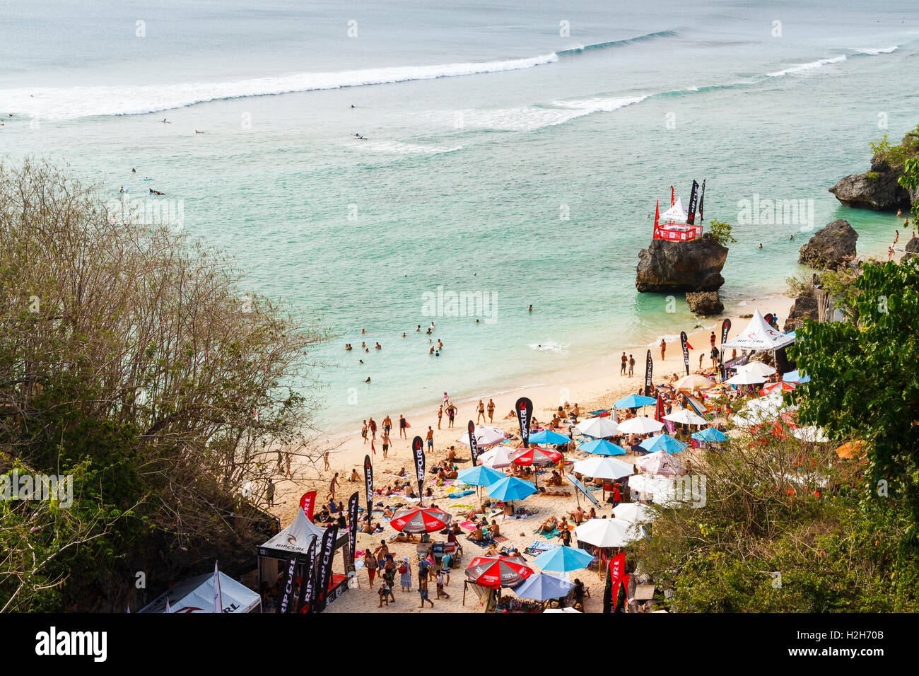People on the beach Stock Photo - Alamy