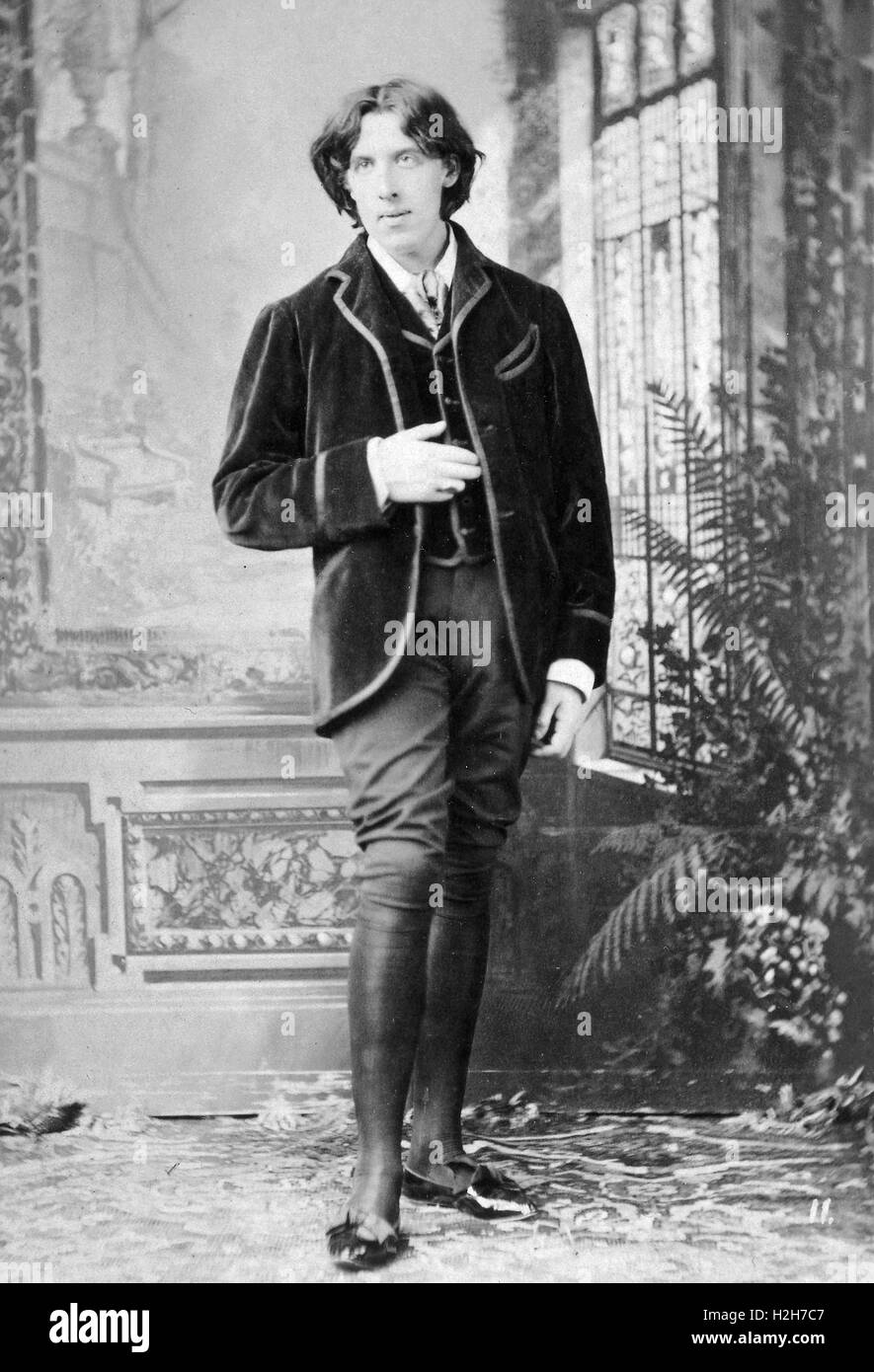 'Oscar Wilde' Irish playwright, novelist and poet Stock Photo