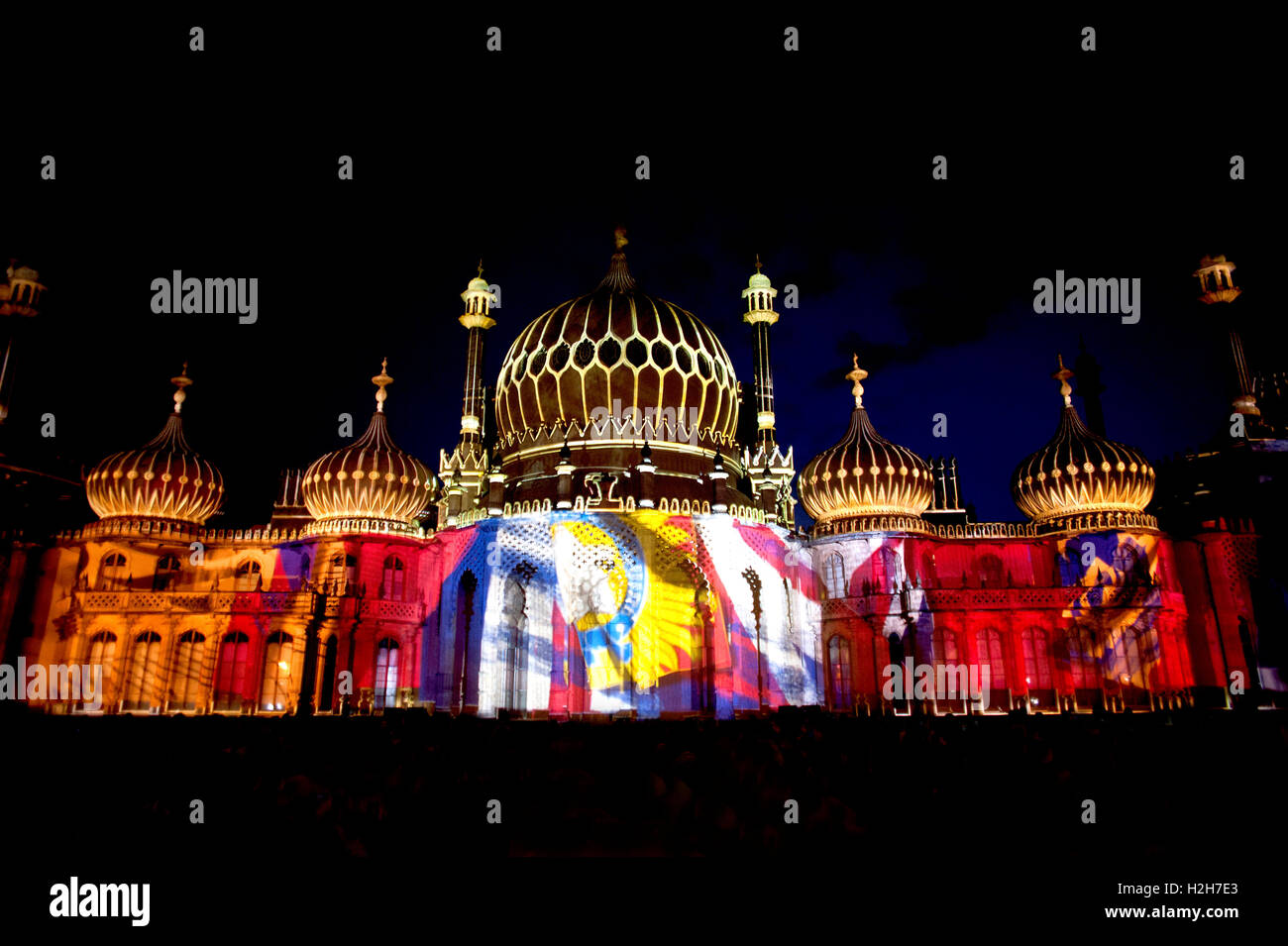 Royal Pavilion is magically transformed with colorful projections and ...