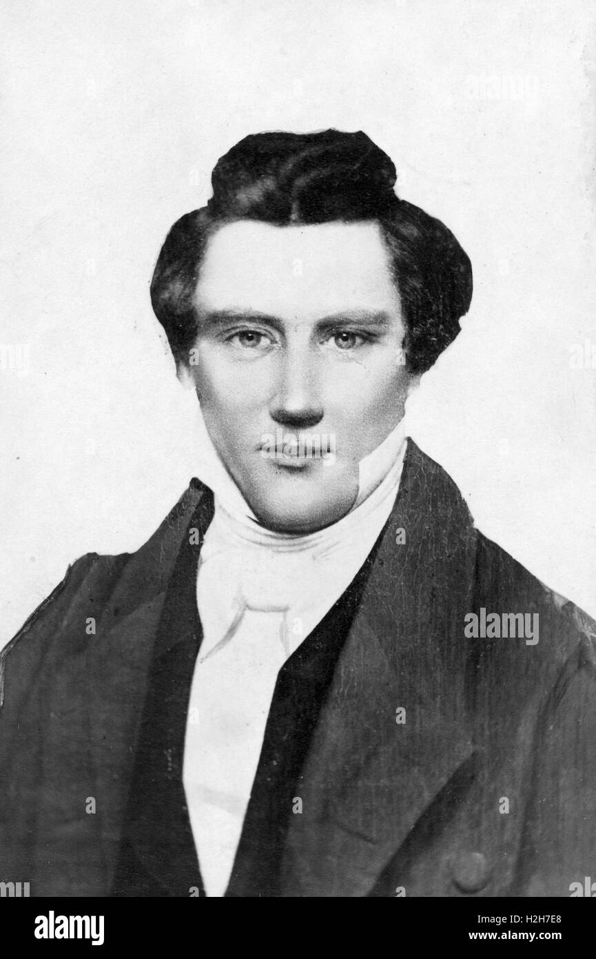 Joseph Smith, Jr. American religious leader and founder of Mormonism and the Latter Day Saint movement. Stock Photo