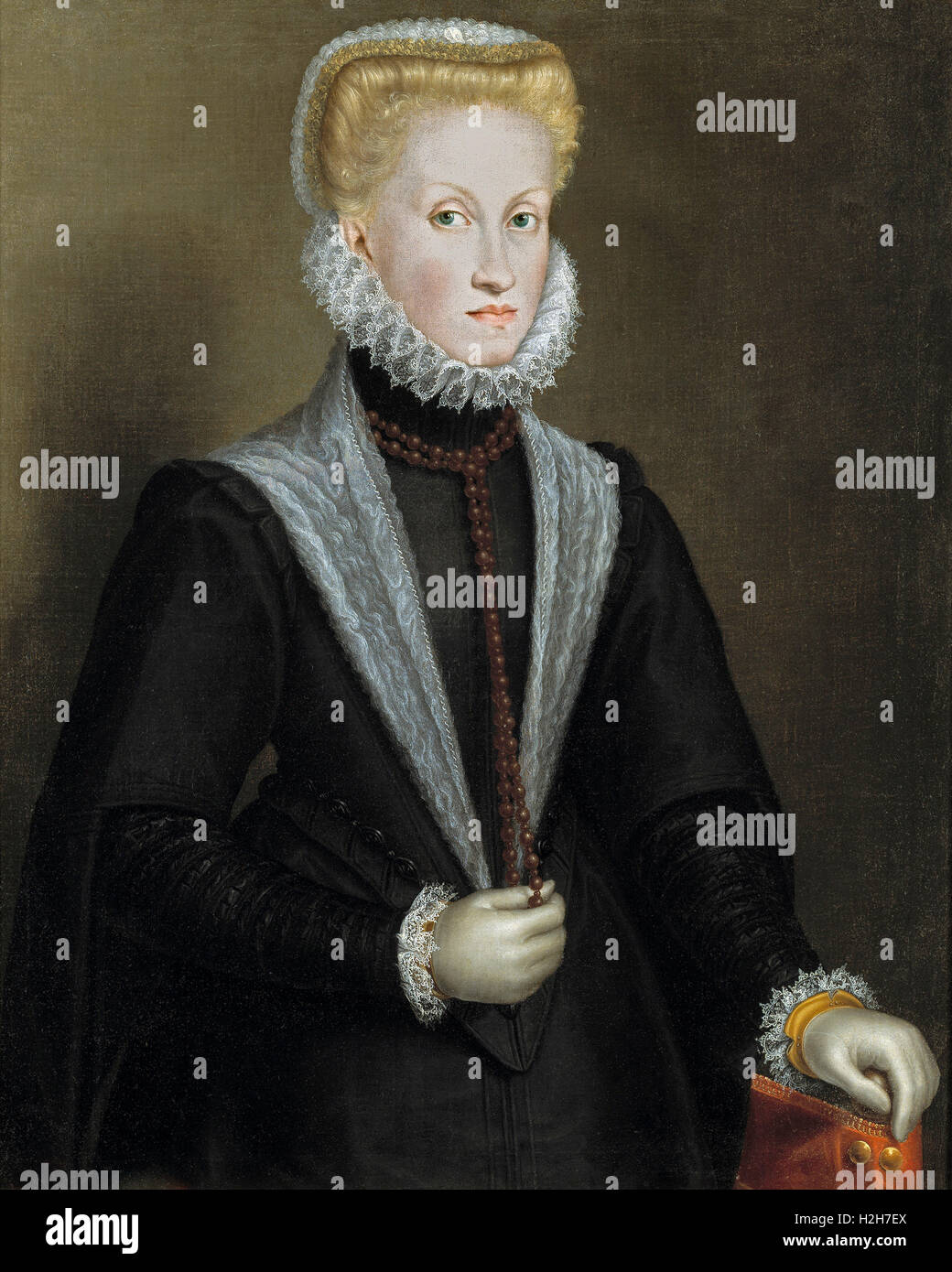 Queen Anna of Austria Stock Photo