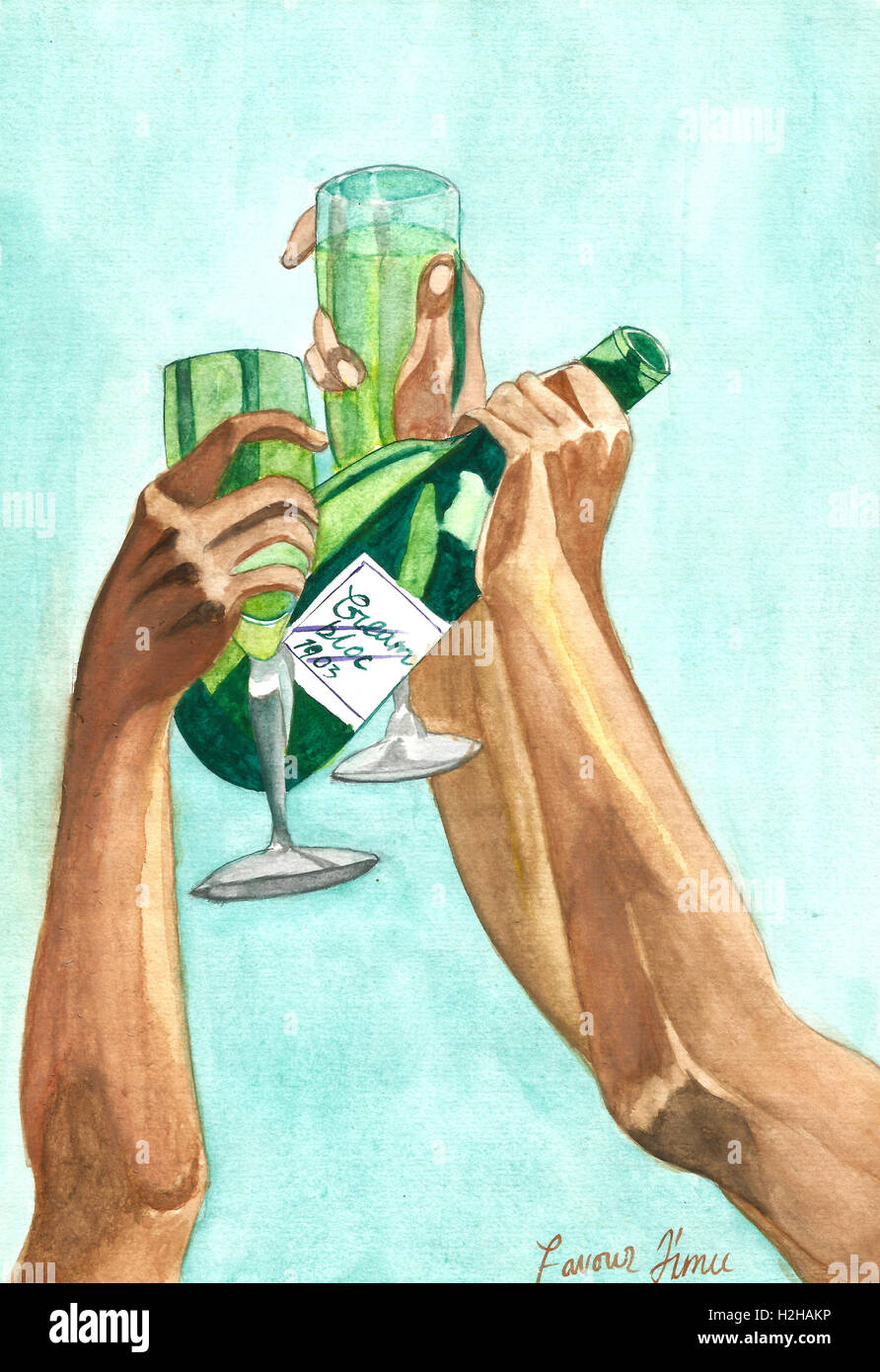Party Time Stock Photo