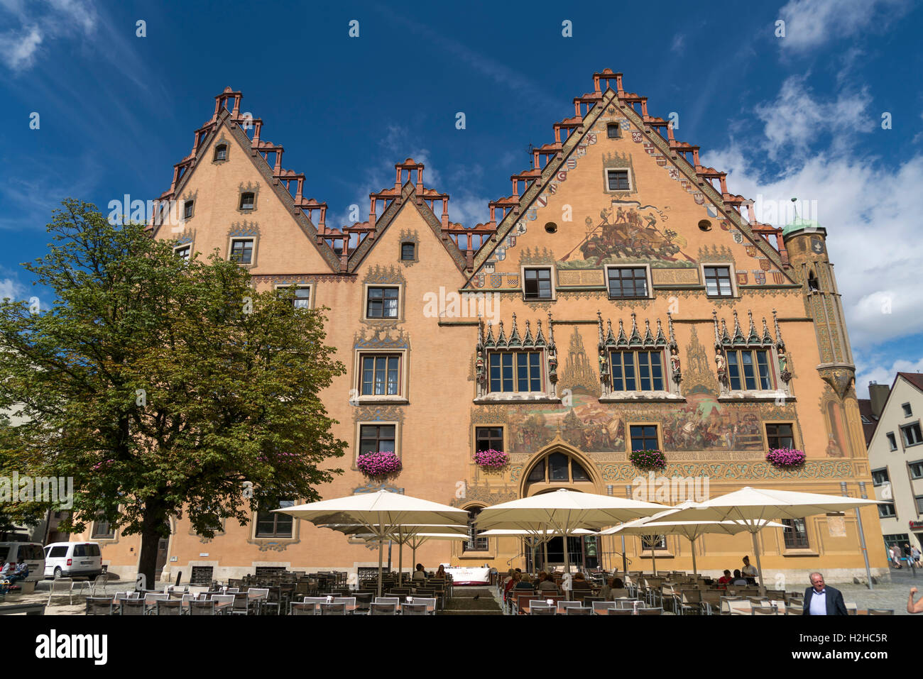Town hall in Ulm, Baden-Württemberg, Germany, Europe Stock Photo