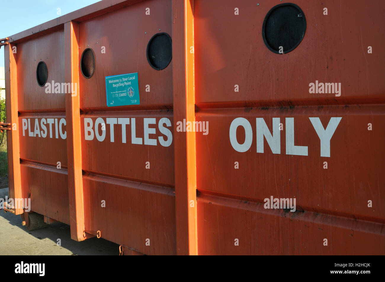 Plastic Bottle Recycling Center Stock Photo Alamy
