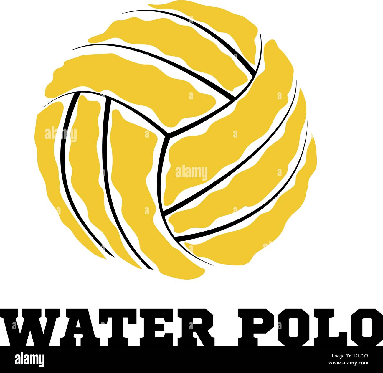 Water polo ball logo for the team and the cup Stock Vector Image & Art -  Alamy