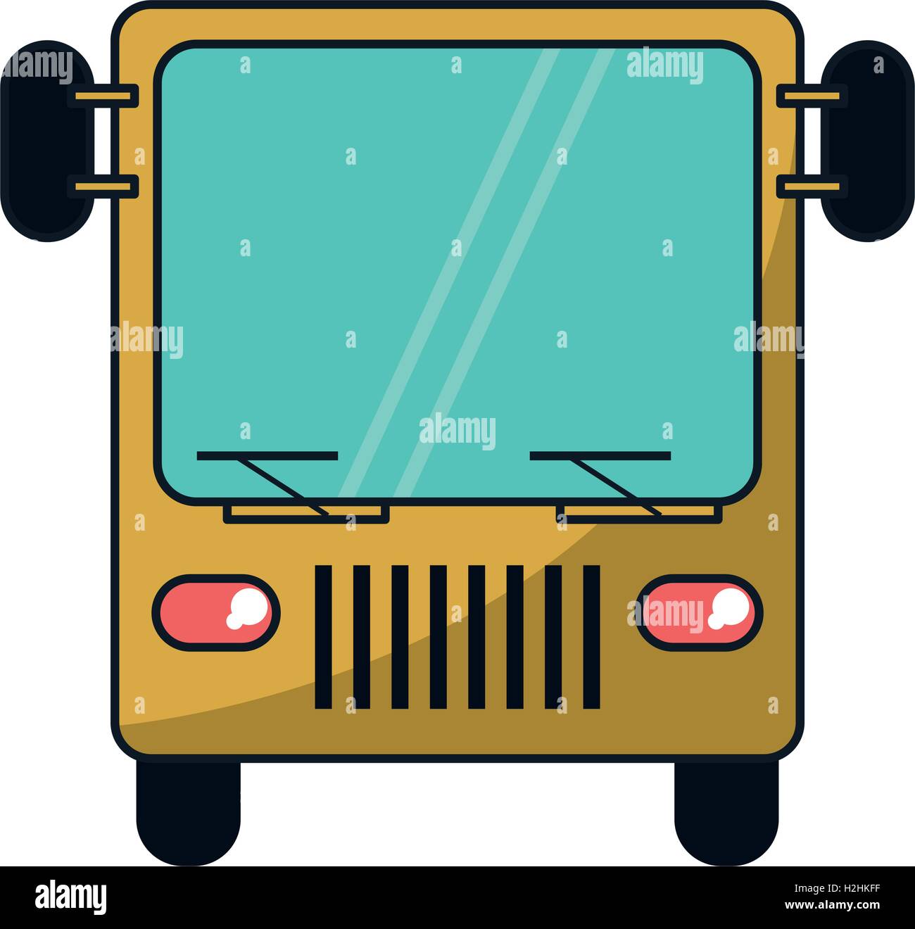 Isolated bus vehicle design Stock Vector Image & Art - Alamy