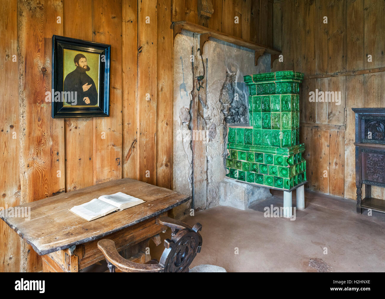 Room in which Martin Luther worked on his German translation of the New