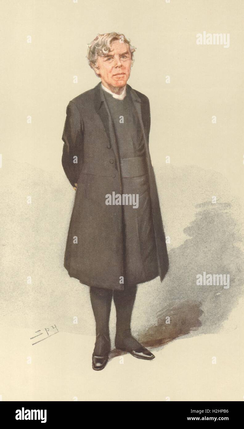 VANITY FAIR SPY CARTOON. William Boyd Carpenter, Bishop of Ripon. Clergy. 1906 Stock Photo