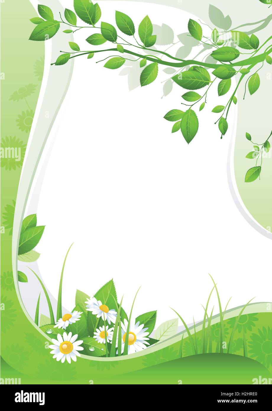 Summer floral frame Stock Vector Image & Art - Alamy