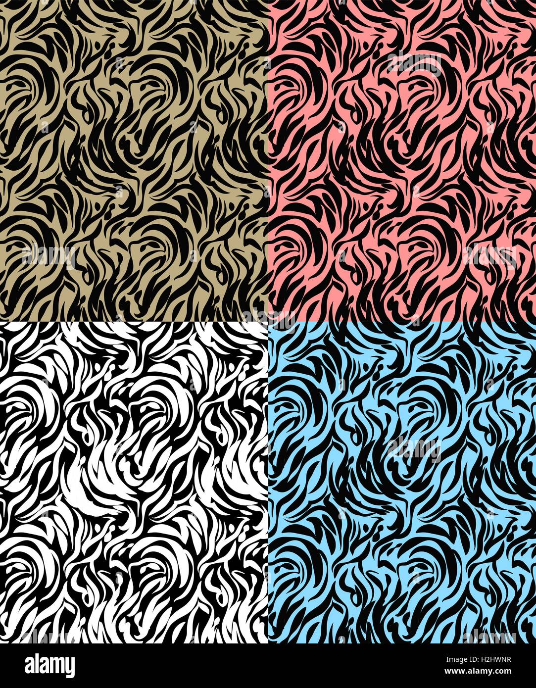 Abstract zebra skin Stock Vector Image & Art - Alamy