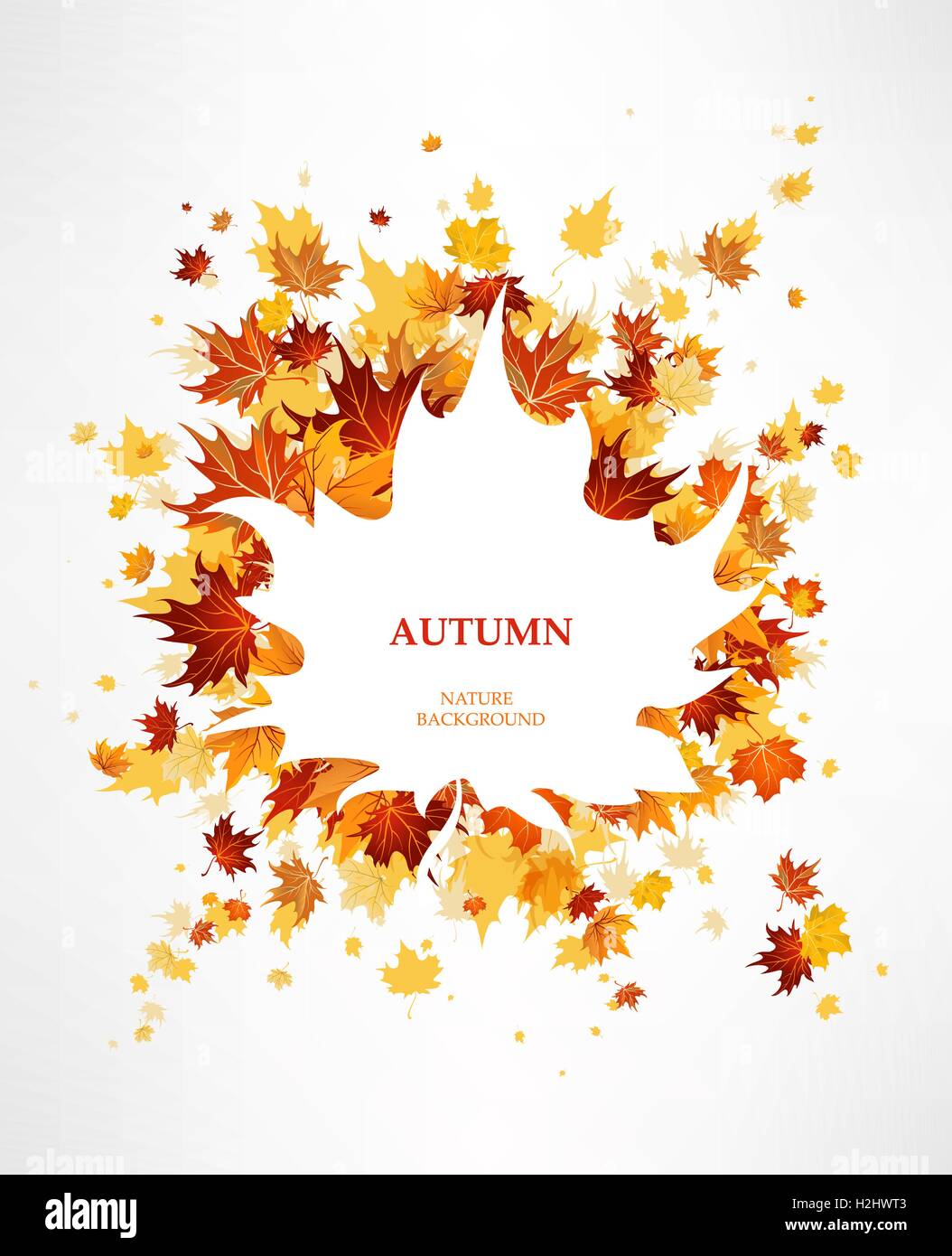 Maple leaves background Stock Vector Image & Art - Alamy