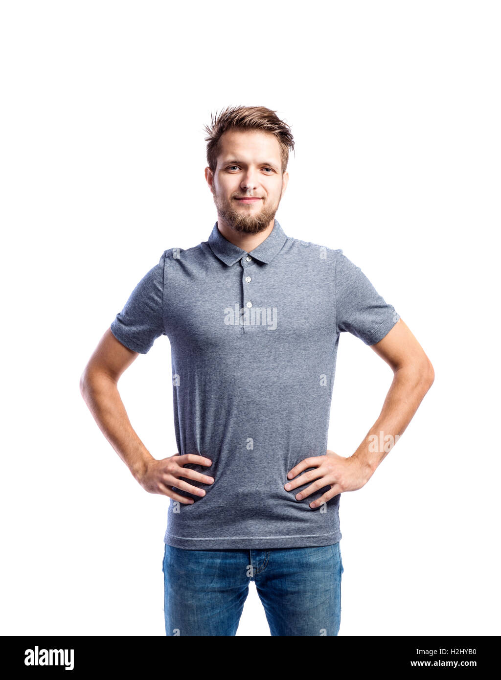 Man jeans t shirt hi-res stock photography and images - Alamy