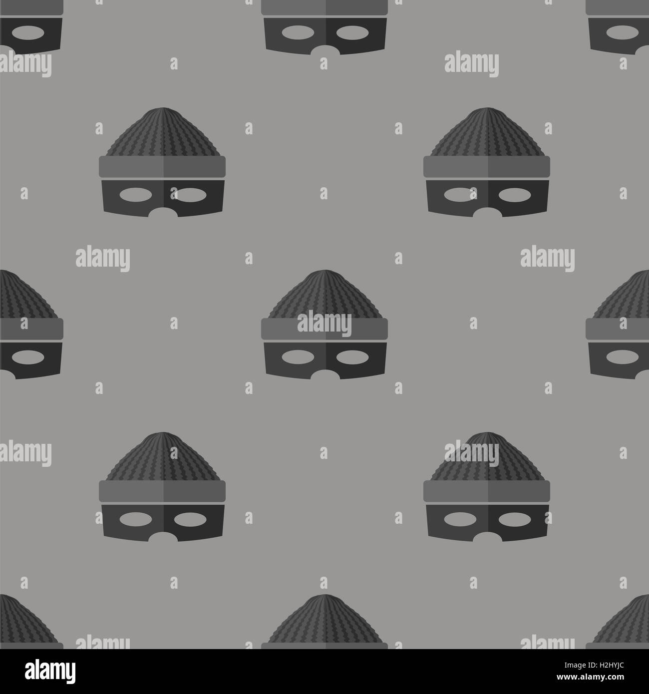 Thief Icon Seamless Pattern Stock Photo - Alamy