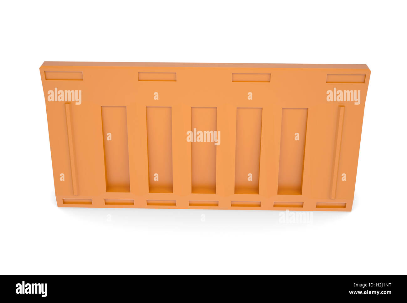 Portable traffic barriers Stock Photo Alamy