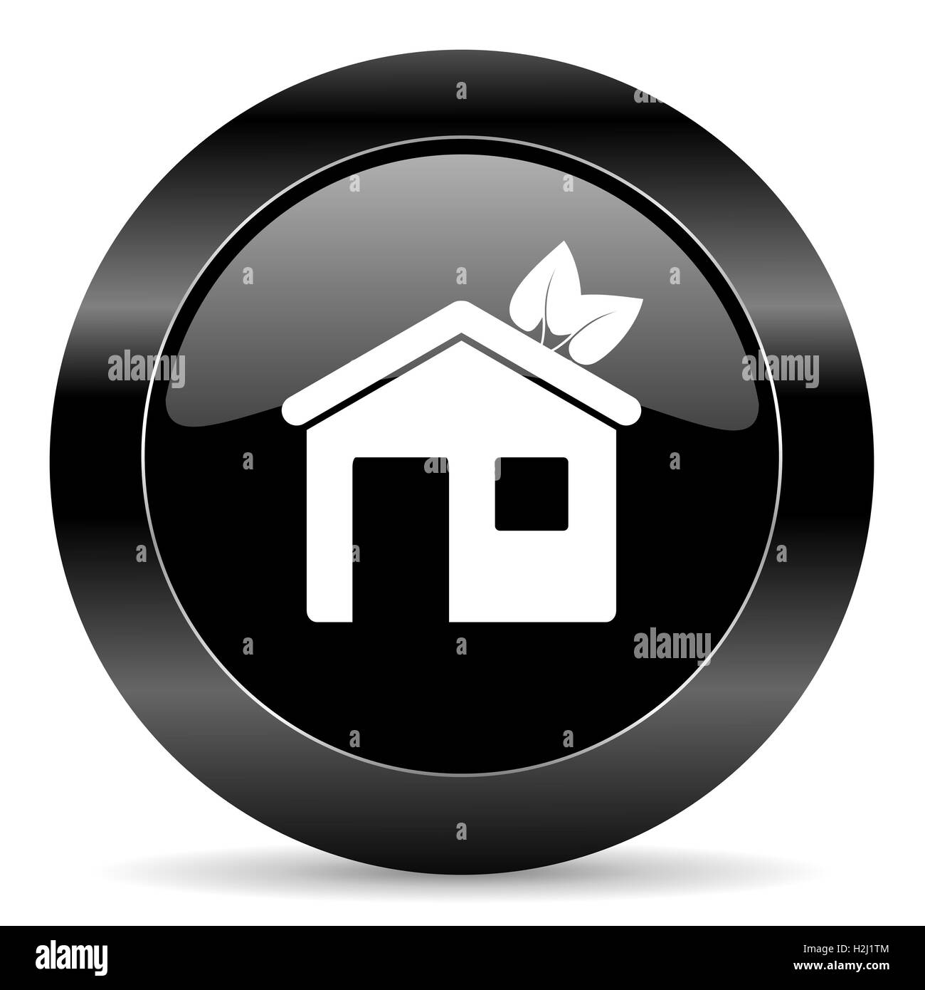 House icon Black and White Stock Photos & Images - Alamy