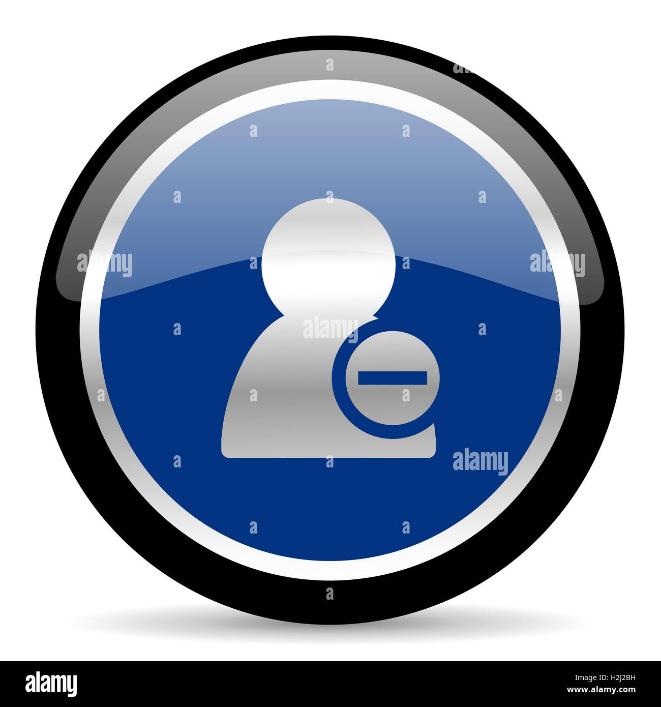 remove contact icon Stock Photo