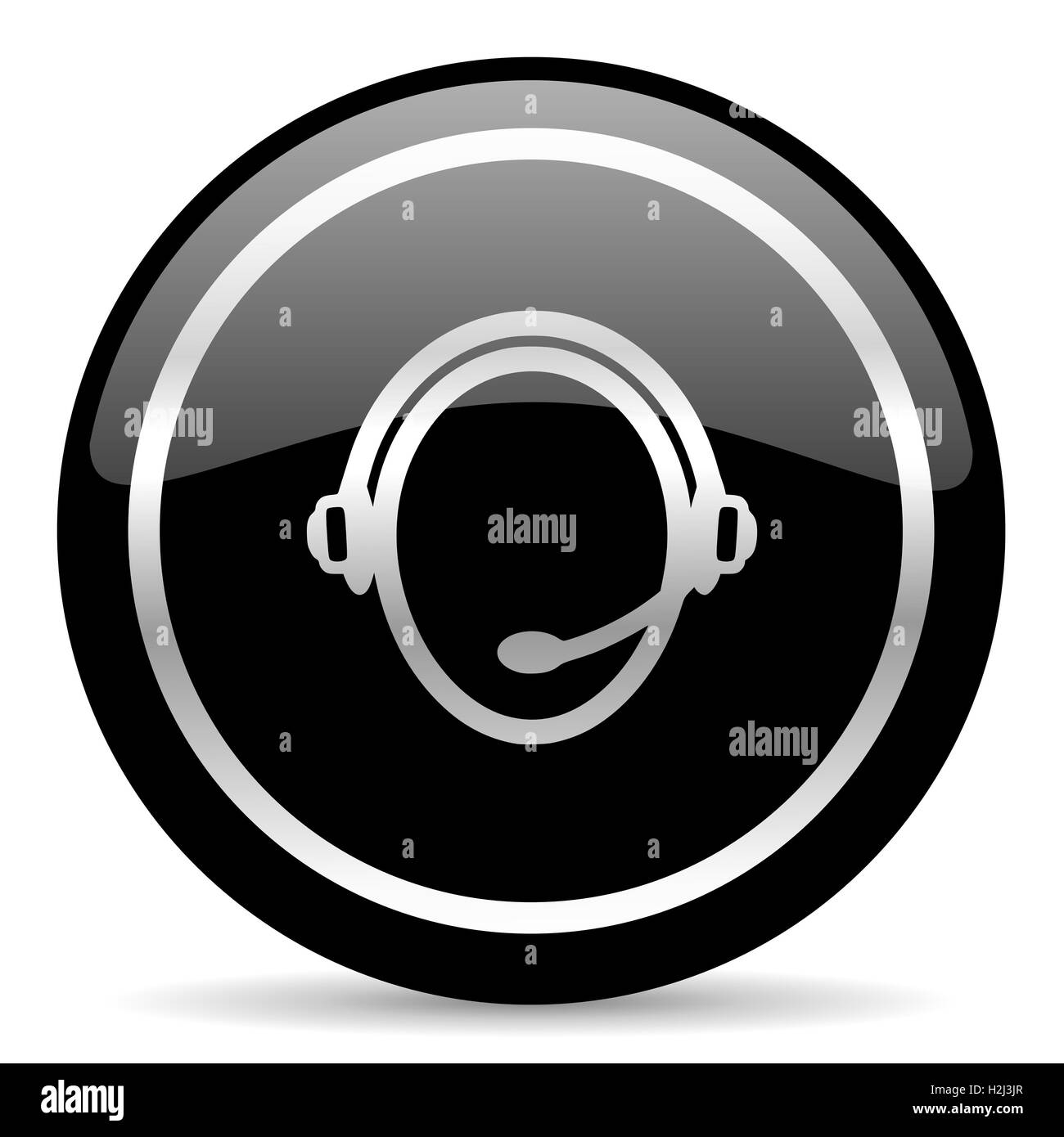 Icon client customer Black and White Stock Photos Images Alamy