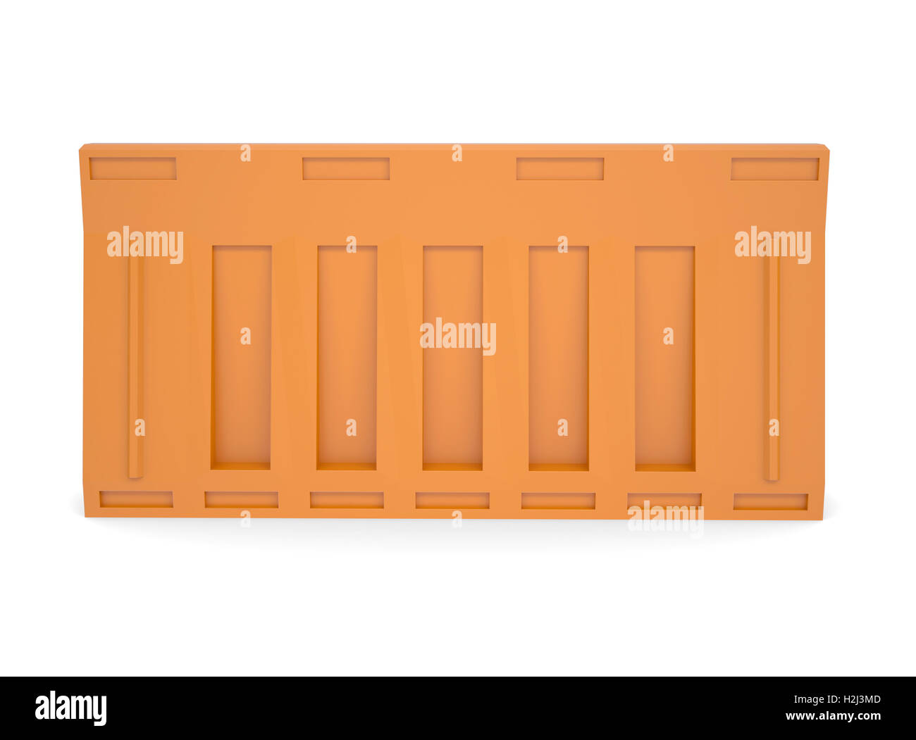 Portable traffic barriers Stock Photo Alamy