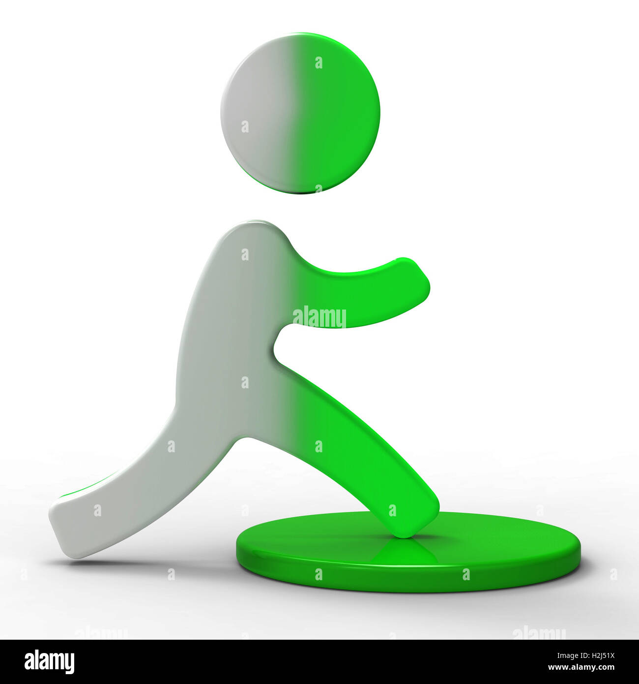 Step online button character means grow change progress stock photo alamy
