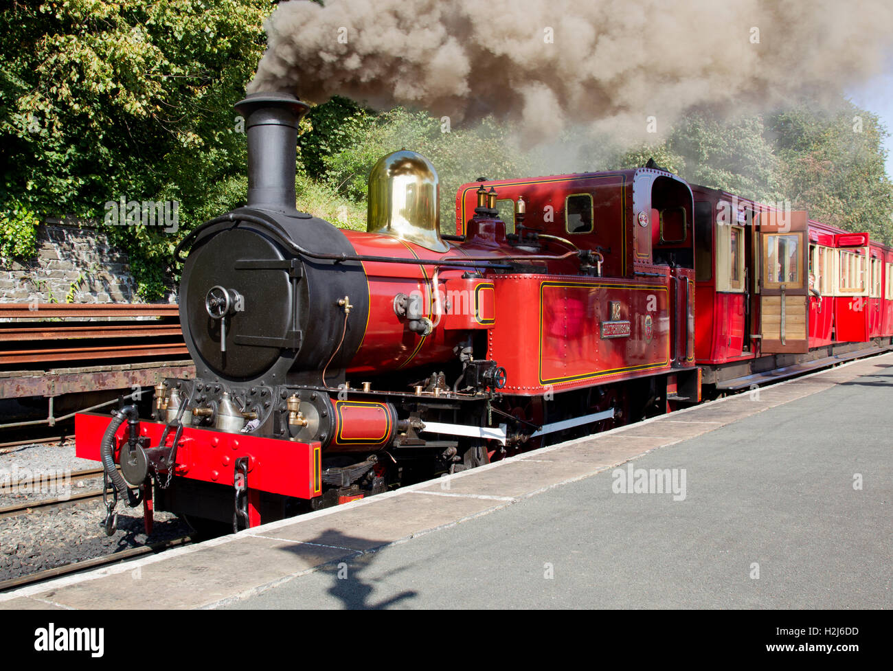 Isle of Man Steam Railway,Douglas,Isle of Man Stock Photo Alamy
