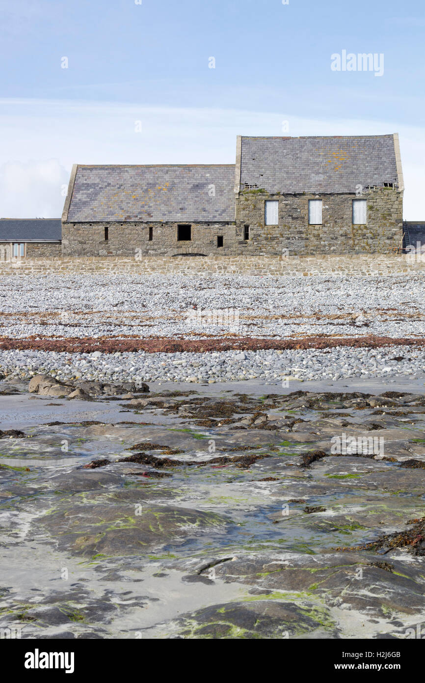 Isle of Man beach landscape Stock Photo