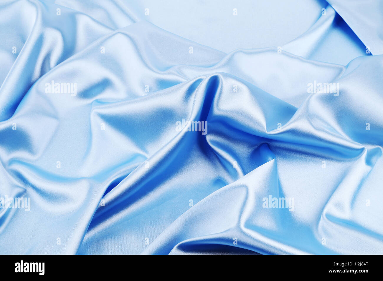 Light blue silk texture Stock Photo - Alamy