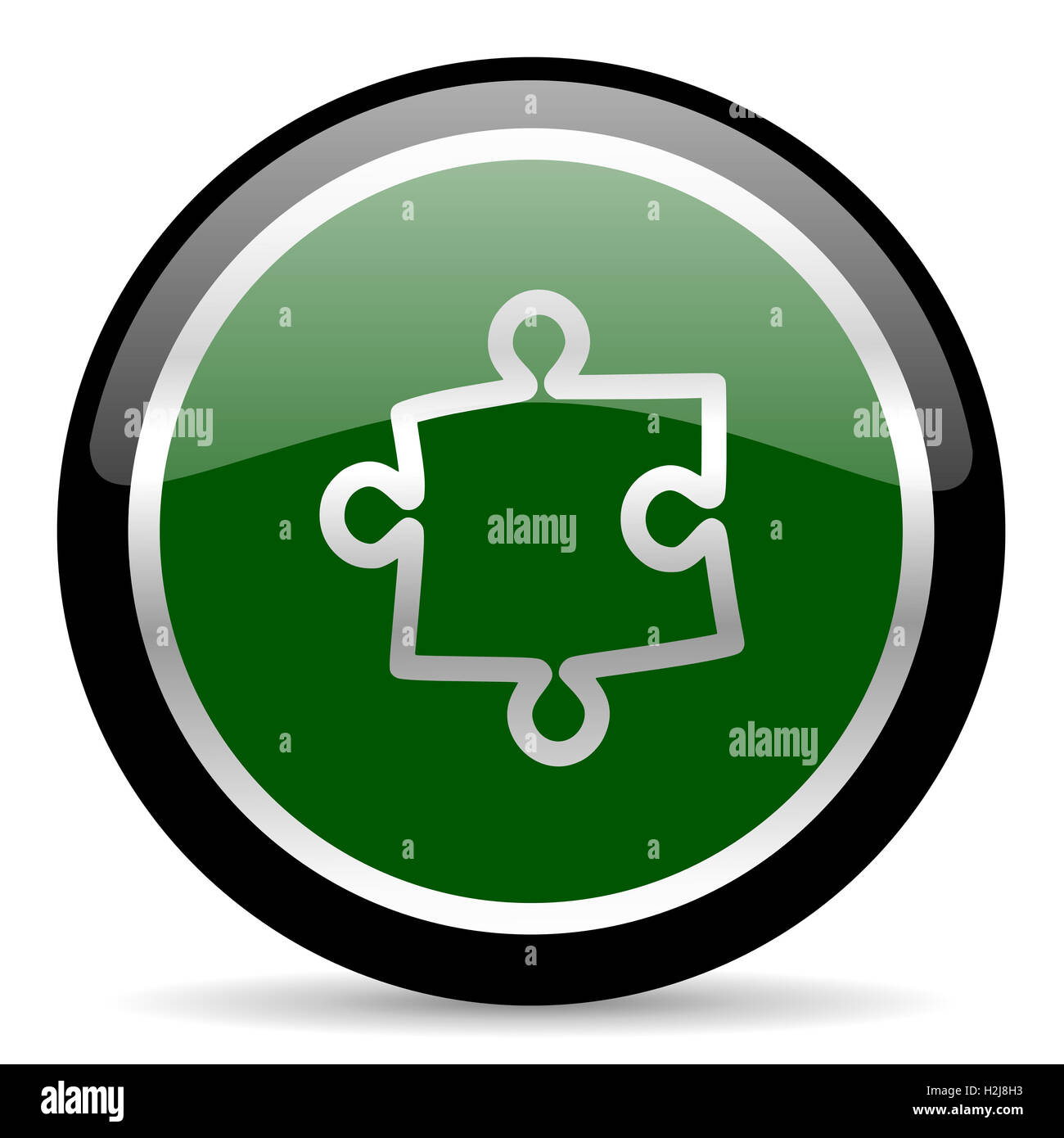 Puzzle button hi-res stock photography and images - Alamy
