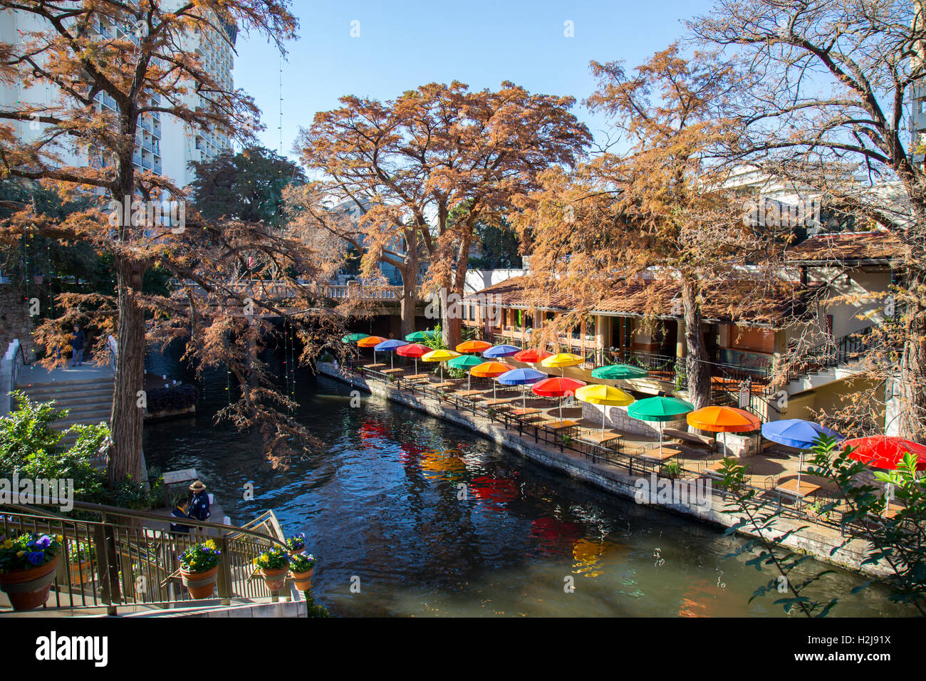 River Walk in San Antonio, Texas Stock Photo