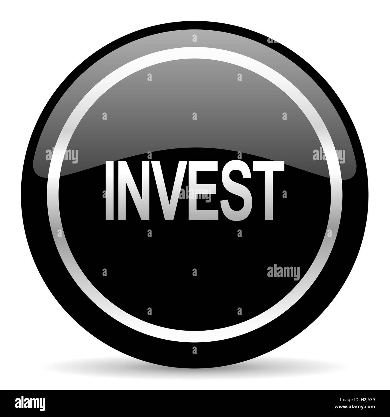 invest icon Stock Photo