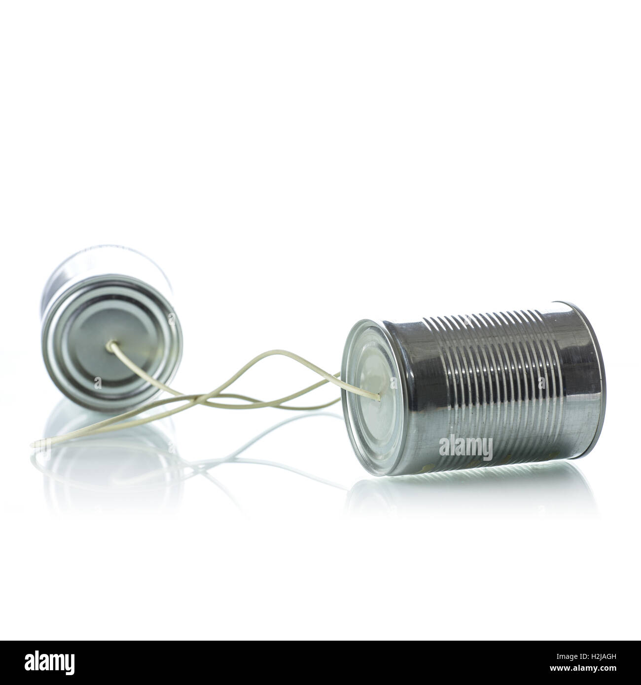 Tin can phones hires stock photography and images Alamy