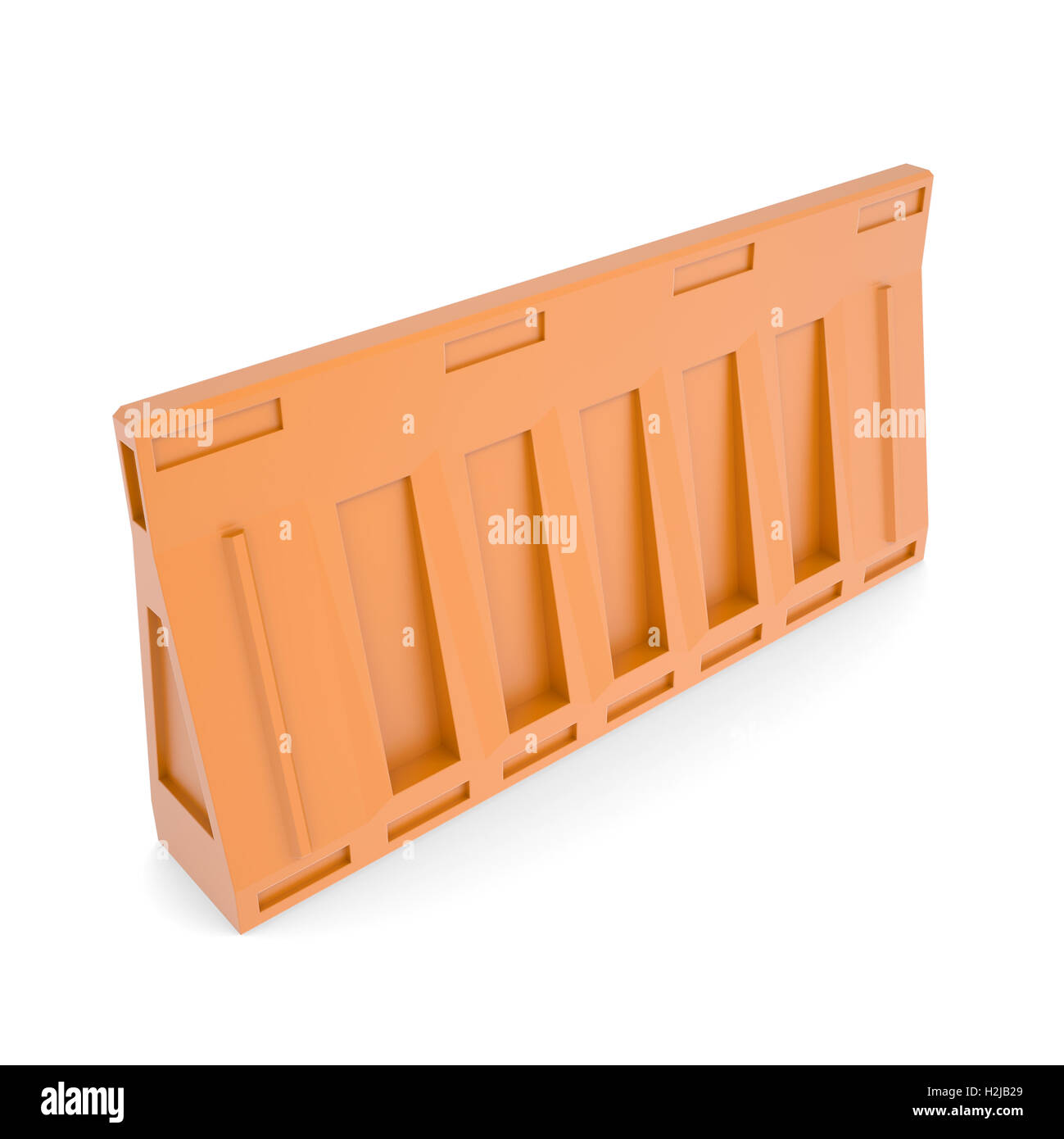 Portable traffic barriers Stock Photo Alamy