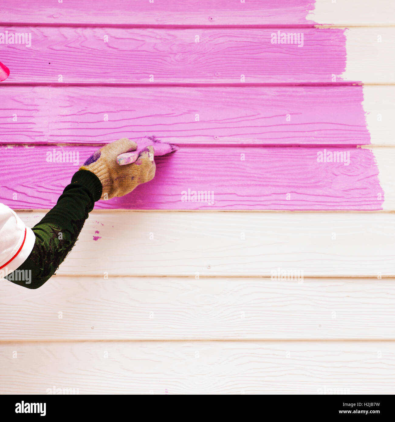 Pink color painting wall Stock Photo - Alamy