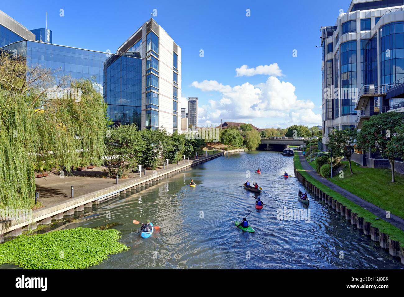 The Grand Union canal at Brentford west London UK Stock Photo