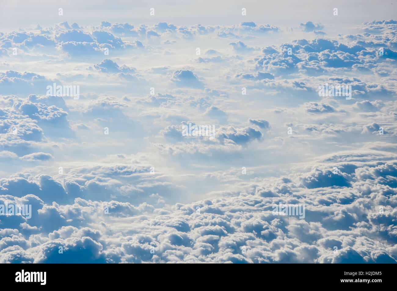 Cloudscape background . Blue sky and white cloud. Stock Photo