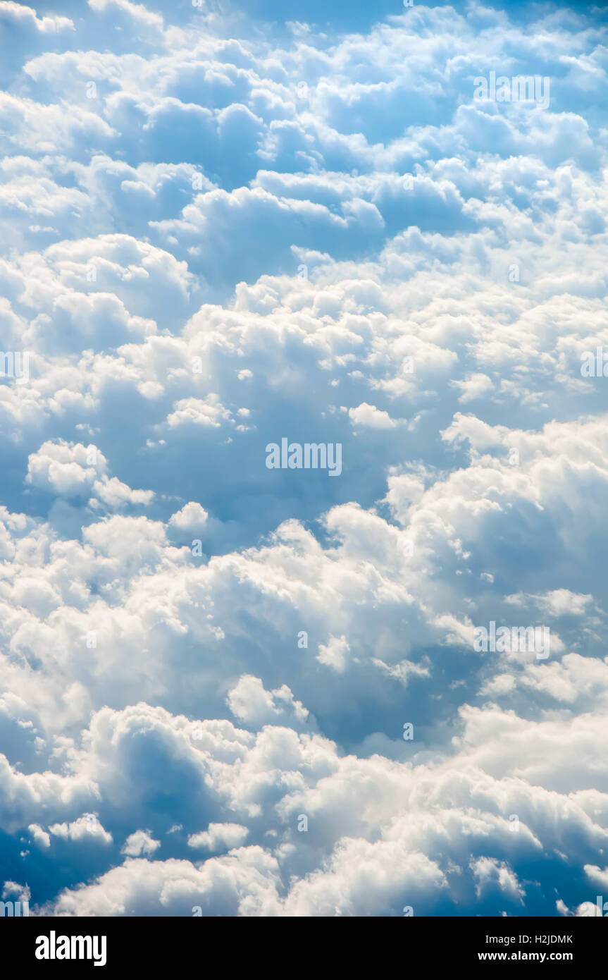 Cloudscape background . Blue sky and white cloud Stock Photo - Alamy