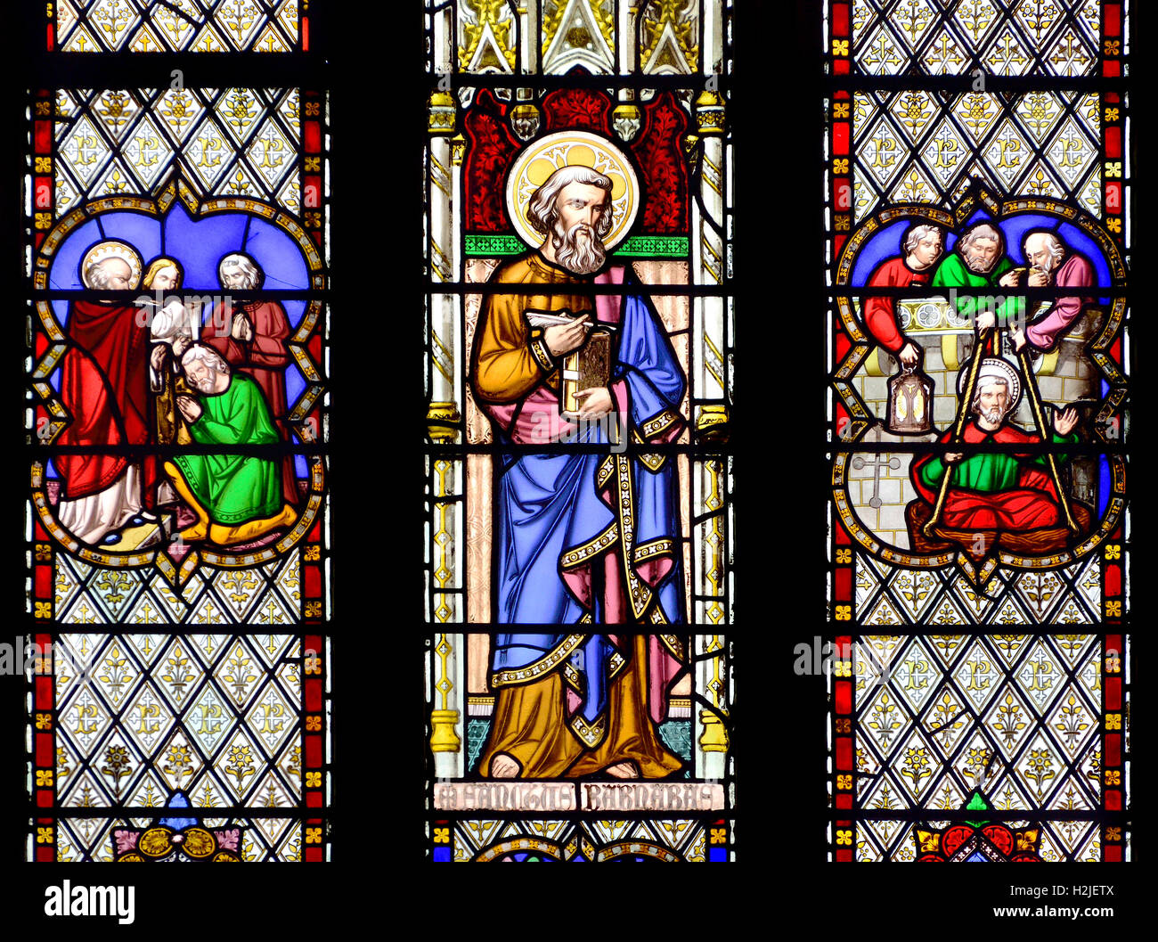 Stained Glass Window St Pauls High Resolution Stock Photography And Images Alamy