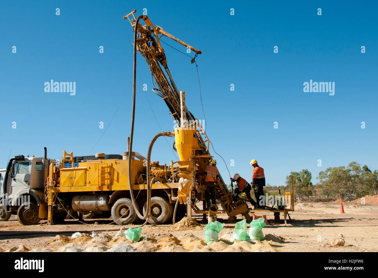 Exploration RC Drilling Stock Photo - Alamy