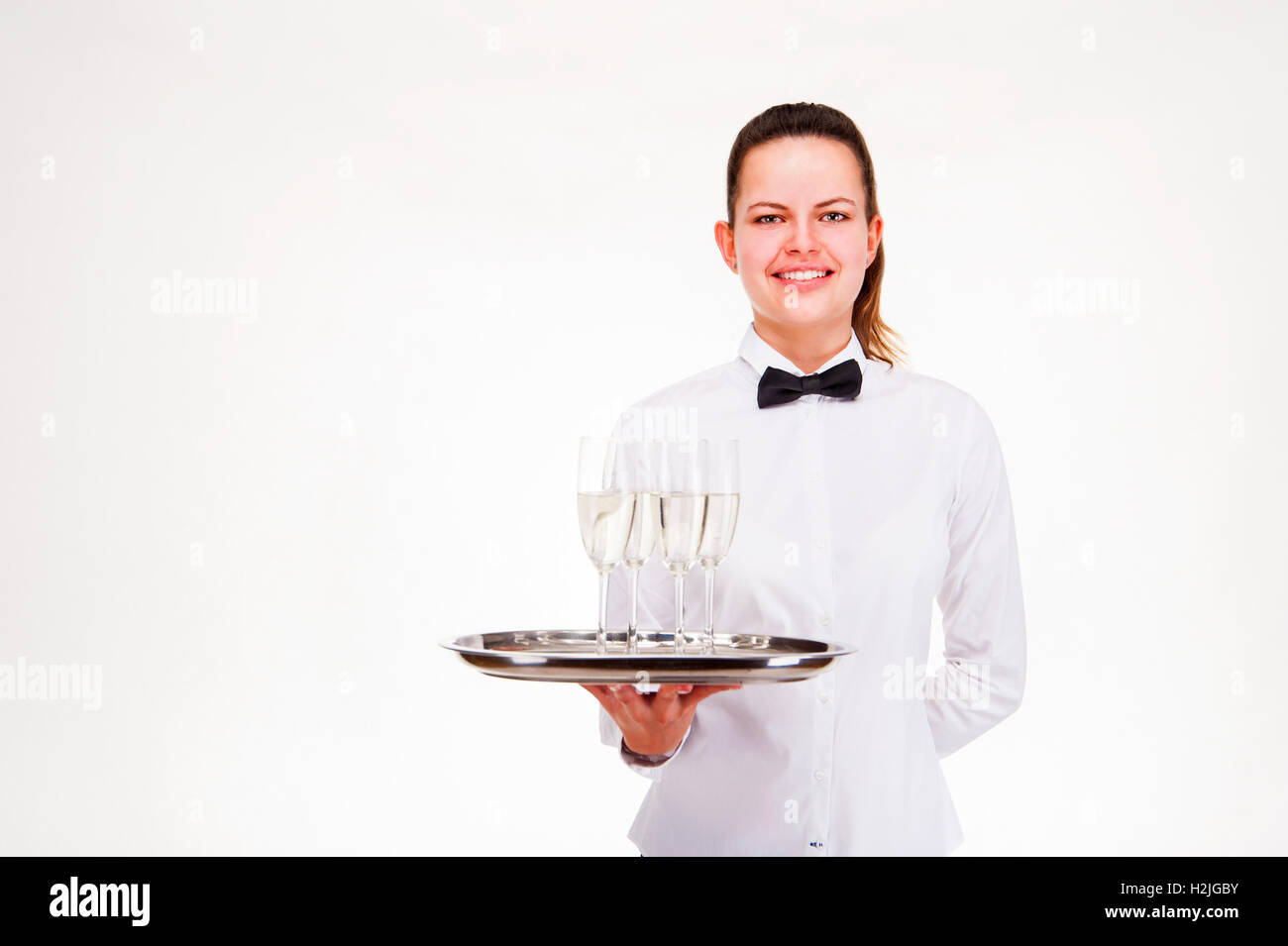 Black waiter uniform hi-res stock photography and images - Alamy