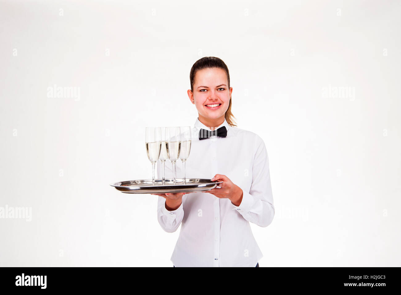 Black waiter uniform hi-res stock photography and images - Alamy