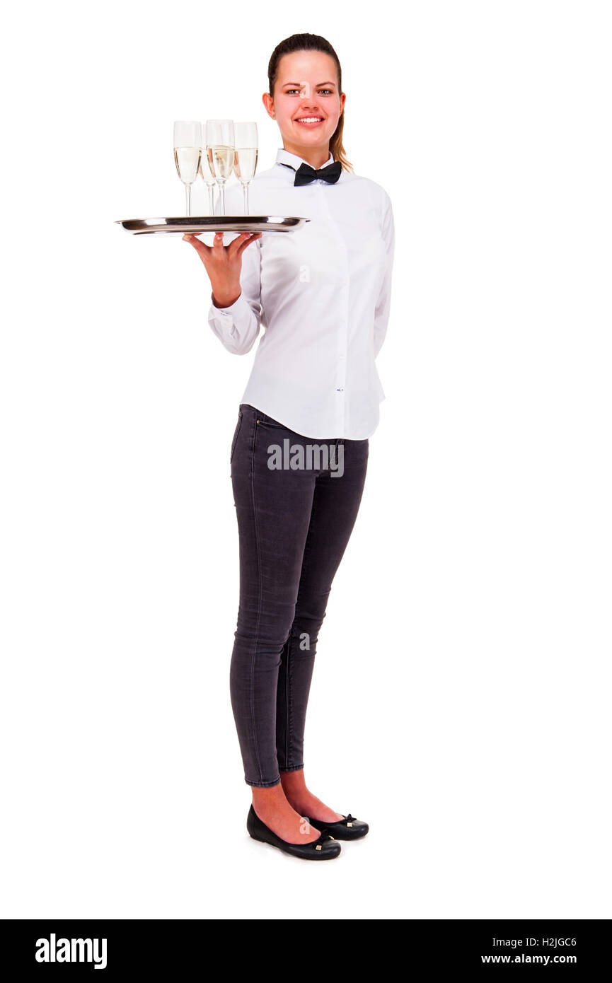 Black waiter uniform hi-res stock photography and images - Alamy