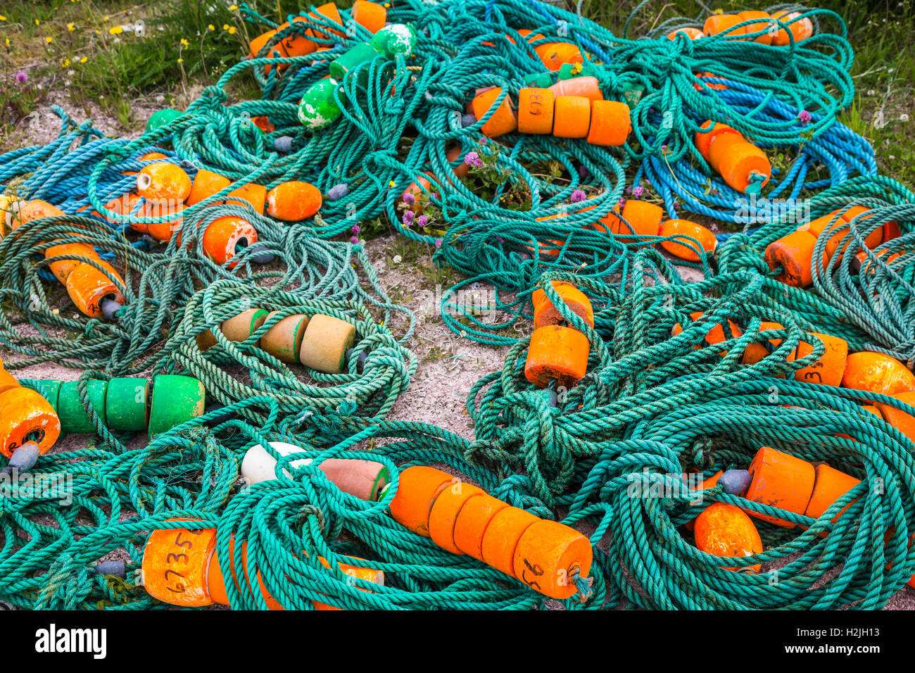 Nets and buoys hi-res stock photography and images - Alamy