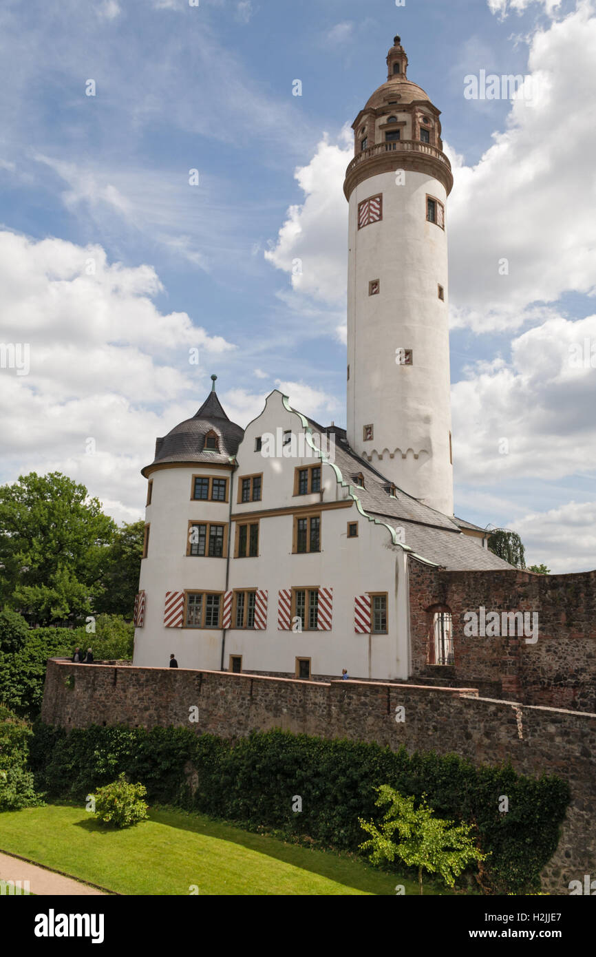 frankfurt-hoechst castle Stock Photo