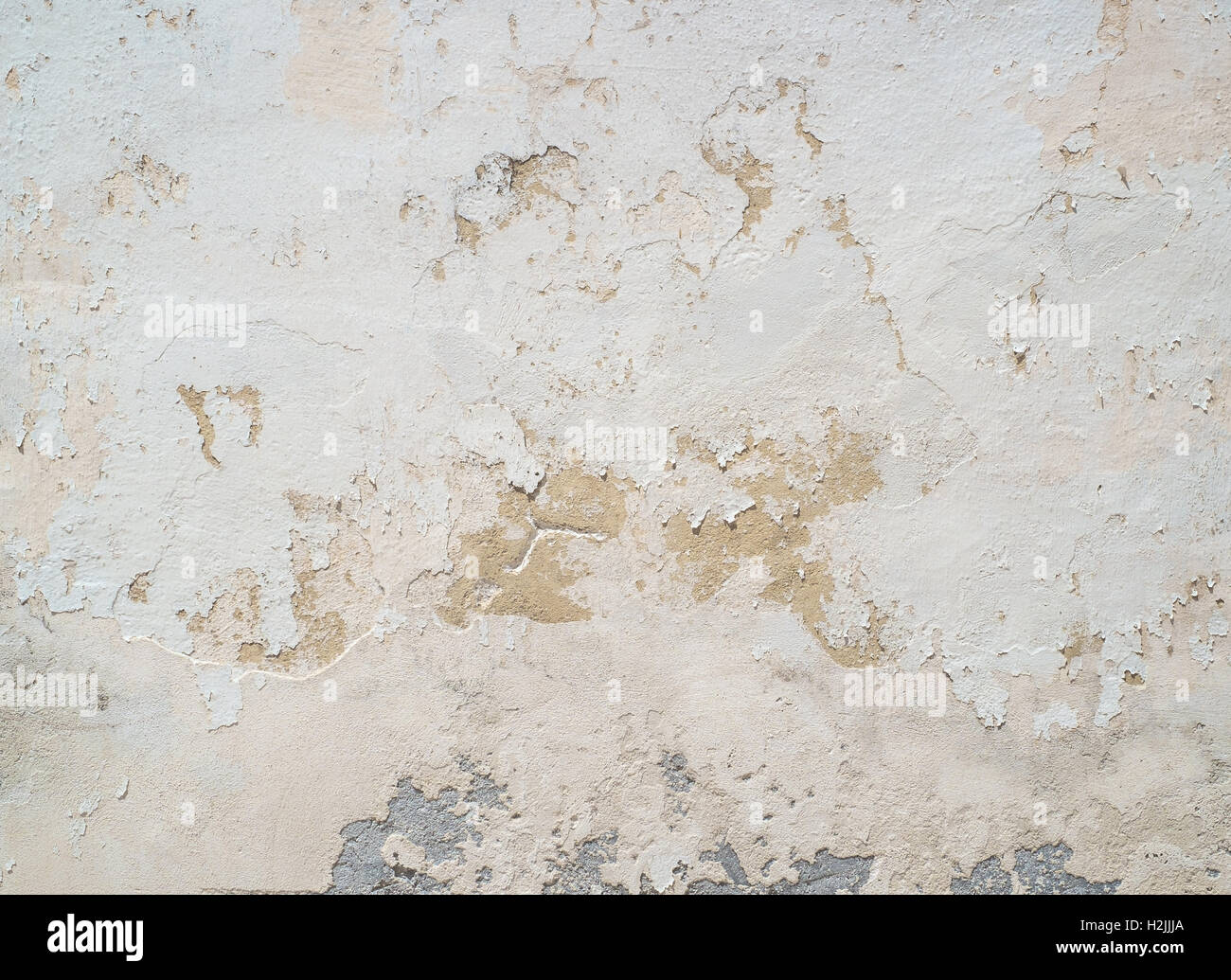 raw white painted wall background Stock Photo