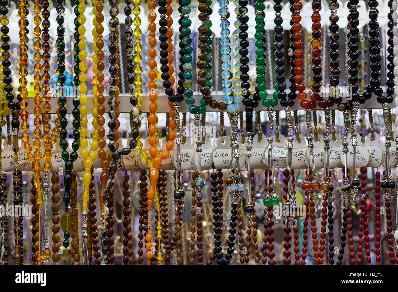 Rosary for sale Stock Photo