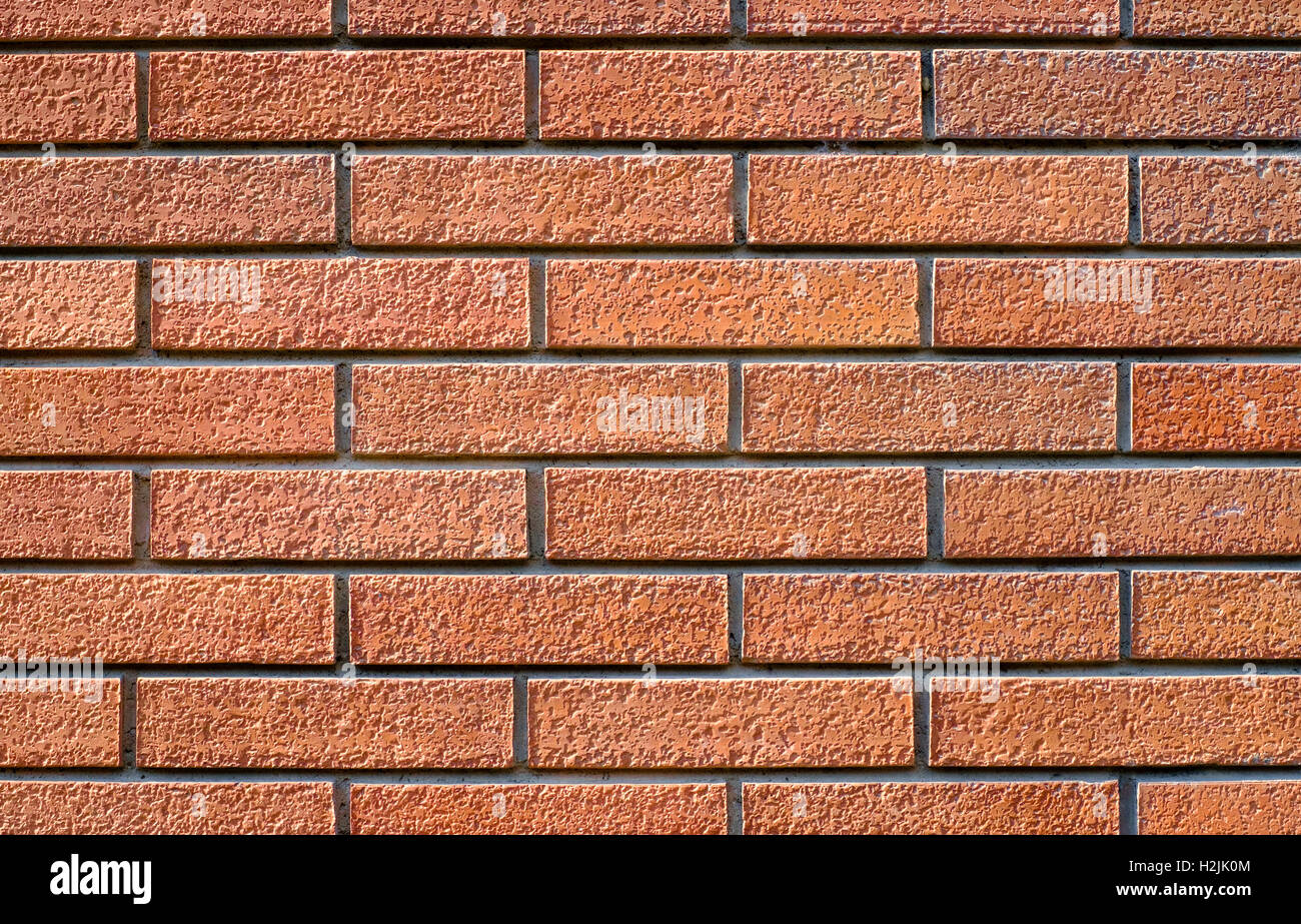 textured brick wall covering pattern Stock Photo